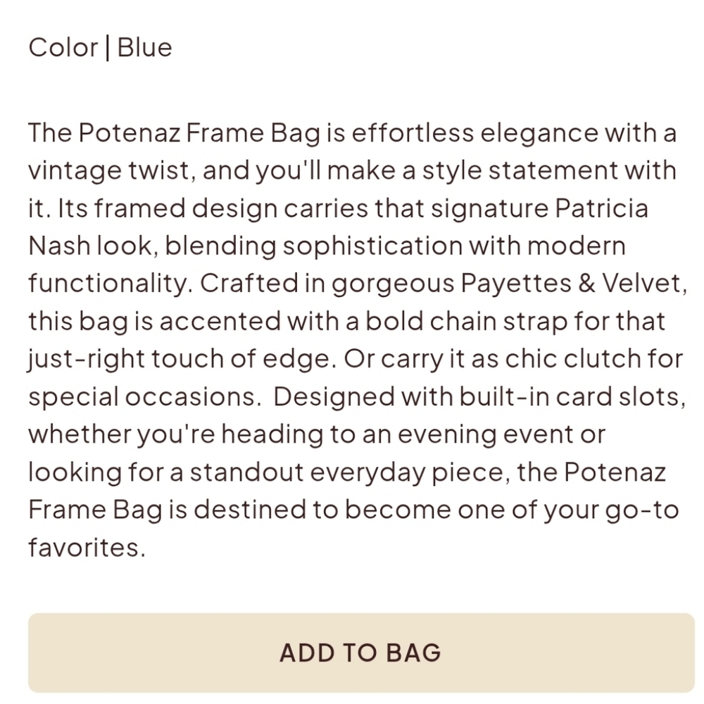 NWT Patricia Nash Potenaz Frame Bag Payettes And Velvet Sequin Women's Bag Party - Picture 16 of 16